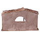 Shack with fenced fireplace for 12 cm Nativity scene, 20x35x10 cm s7