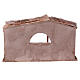 Nativity stable with fences on the sides 20x35x10 cm, for 12 cm nativity s7
