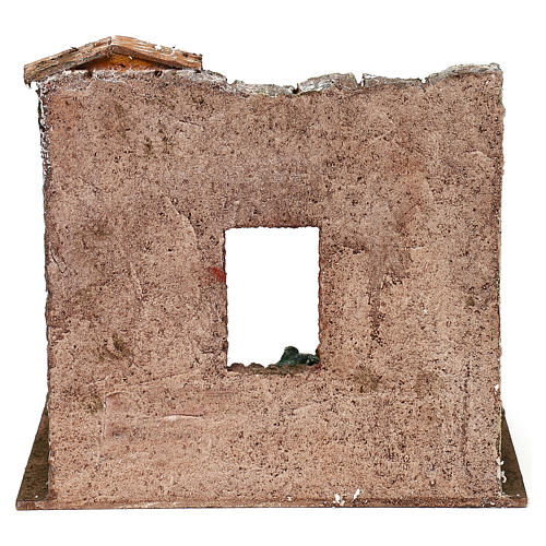 Szene für Obsthändler 20x25x20cm für Krippe 4