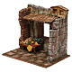 Décor marchand de légumes 20x25x20 cm pour crèche de 10 cm s2