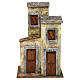 Three storey house for 10 cm nativity 30x20x15 cm s1