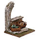 Miniature arch with vegetable baskets 15x10x10 cm, for 12 cm nativity s3