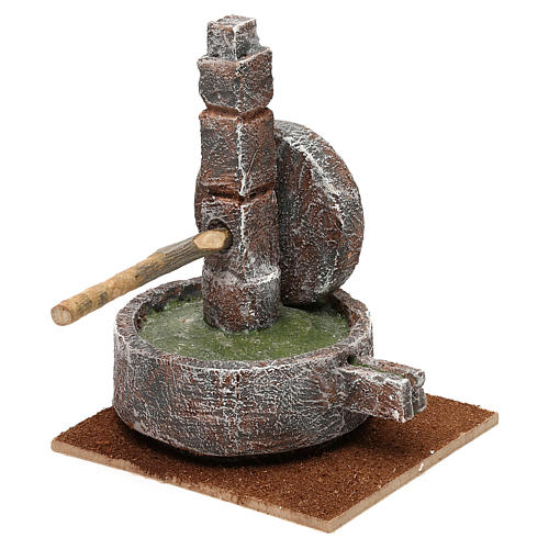 Animal millstone for 12 cm Nativity scene, 15x10x10 cm 3