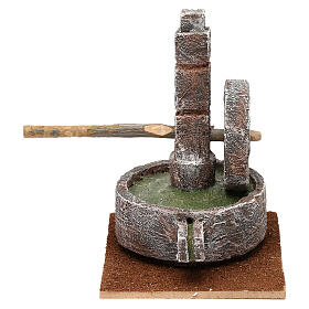 Animal mill grinder 15x10x10 cm for 12 cm nativity scene