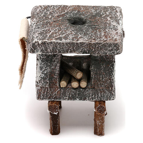 Miniature kitchen stove 7x5x5 cm, for 12 cm nativity 1