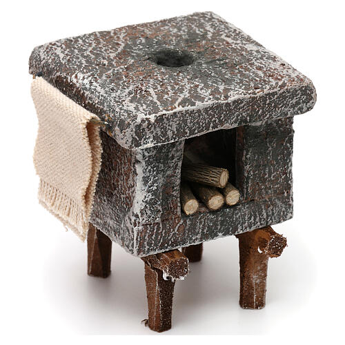 Miniature kitchen stove 7x5x5 cm, for 12 cm nativity 3