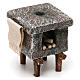 Miniature kitchen stove 7x5x5 cm, for 12 cm nativity s3