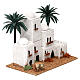 Arabischer Wohnblock mit Palmen für Krippe 15x20x10cm s3