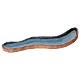 Small curved river in enameled ceramic 5x25x10 cm s2