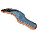 Curved little river enameled river 5x25x10 cm s1