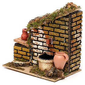 Fontana con pompa presepe 15x10x15