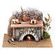 Oven with pans and fire 15x10x10 cm for Nativity Scenes of 8-10 cm s1