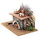 Oven with pans and fire 15x10x10 cm for Nativity Scenes of 8-10 cm s2