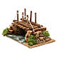 Rio com ponte 20x15x15 cm para presépio com figuras de 8-10 cm de altura média s2