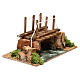 Rio com ponte 20x15x15 cm para presépio com figuras de 8-10 cm de altura média s3