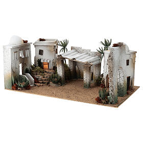 Composizione araba in sughero cupola e terrazzo 30x60x40 cm LATO DX
