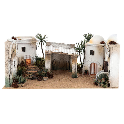 Arab village miniature with accessories, 30x60x40 cm LEFT SIDE 1