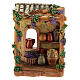 Miniature shop tavern in resin 10x7x4 cm for nativity 6-8 cm s1