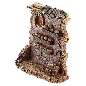 Sklep piekarnia z żywicy,, 10x8x4 cm do szopki 6-8 cm