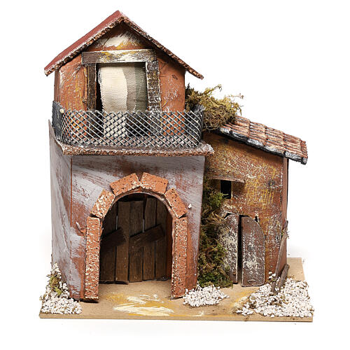 Miniature house for nativity scene, 20x20x15 cm 1