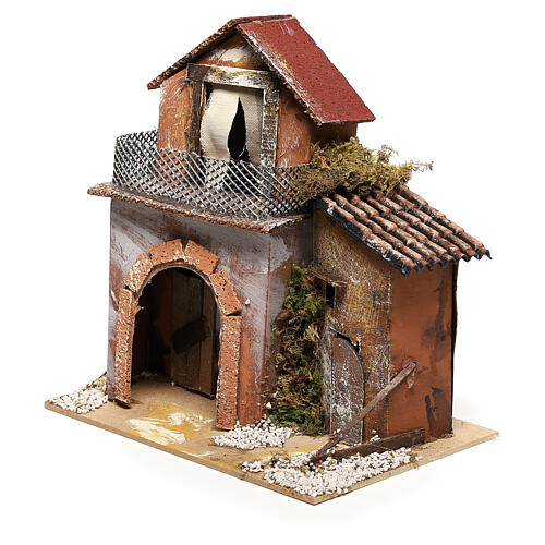 Miniature house for nativity scene, 20x20x15 cm 2