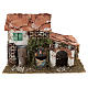 House with fountain for Nativity scene 20x30x20 cm s1