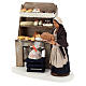 Ambientazione pasticceria con scaffalatura e pasticcera 13 cm s3