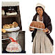Vintage baker and bakery rack, 12 cm nativity s2