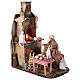 Oven with flickering light and baker Nativity scene 15 cm s4