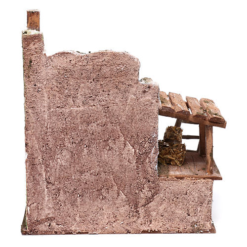 Fienile 20x20x15 cm per presepe di 10 cm  4