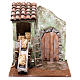 Miniature barn with accessories, 10 cm nativity 20x20x15 cm s1