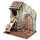 Miniature barn with accessories, 10 cm nativity 20x20x15 cm s2