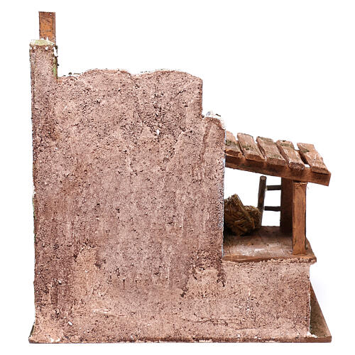 Stodoła do szopki 12 cm, 25x25x20 cm 4