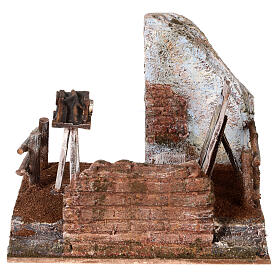 Ambientazione fotografo 15x20x15 cm per presepi di 10 cm 