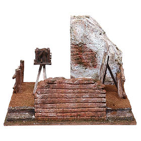 Photographer setting 20x25x20 cm for Nativity scene of 12 cm