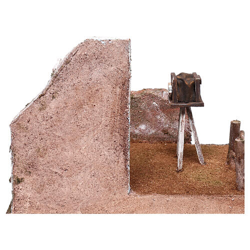 Vintage photo studio 20x25x20 cm, for 12 cm nativity 4