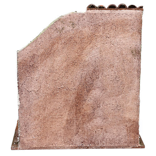 Scheune 25x25x20 cm für eine Krippe von 12 cm 4