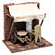 Miniature barber shop 20x20x15 cm, for 10 cm nativity s2