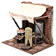 Miniature barber shop 20x20x15 cm, for 10 cm nativity s3