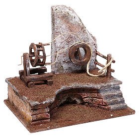 Ambientazione cordaio 15x20x20 cm per presepe di 10 cm 