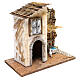 Miniature house with fountain and sheep, 11 cm nativity s3