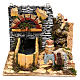 Working fountain and donkey Nativity scenes 10 cm s1
