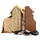 Nordic farmhouse with working mill and donkey Nativity scenes 9 cm s4