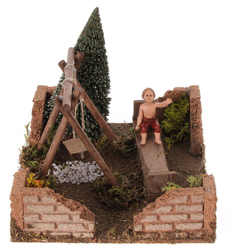 Miniature playground 15x20x15 cm, for 10 cm nativity 4