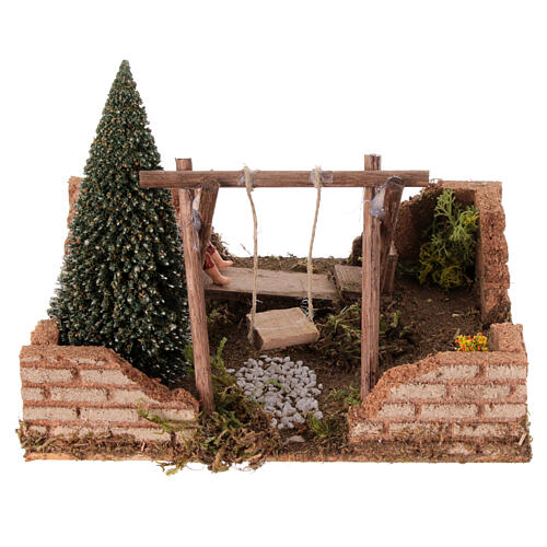 Miniature playground 15x20x15 cm, for 10 cm nativity 5