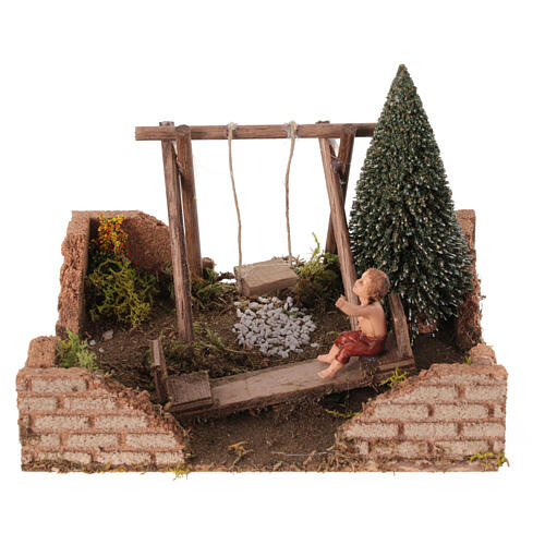 Miniature playground 15x20x15 cm, for 10 cm nativity 1