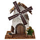 Mulino a vento 20x15x10 cm ambientazione presepe 4-6 cm s1
