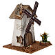 Mulino a vento 20x15x10 cm ambientazione presepe 4-6 cm s3