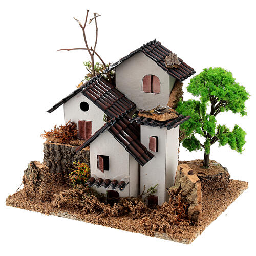 Miniature town 15x20x15 cm, for 3-4 nativity 2