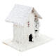 4 miniature houses with snow 10x10x10 cm, for 3-4 cm nativity s2